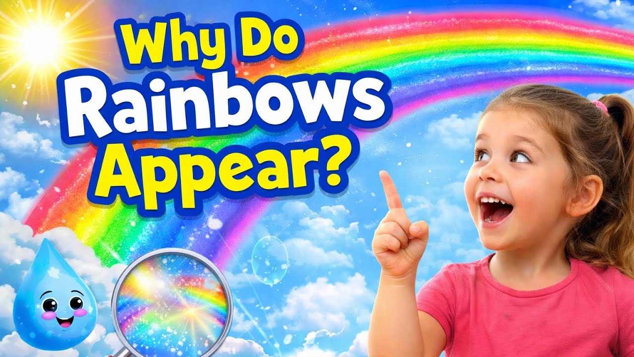 Why Do Rainbows Appear? 🌈 | Fun Science for Kids | Janelle & Friends