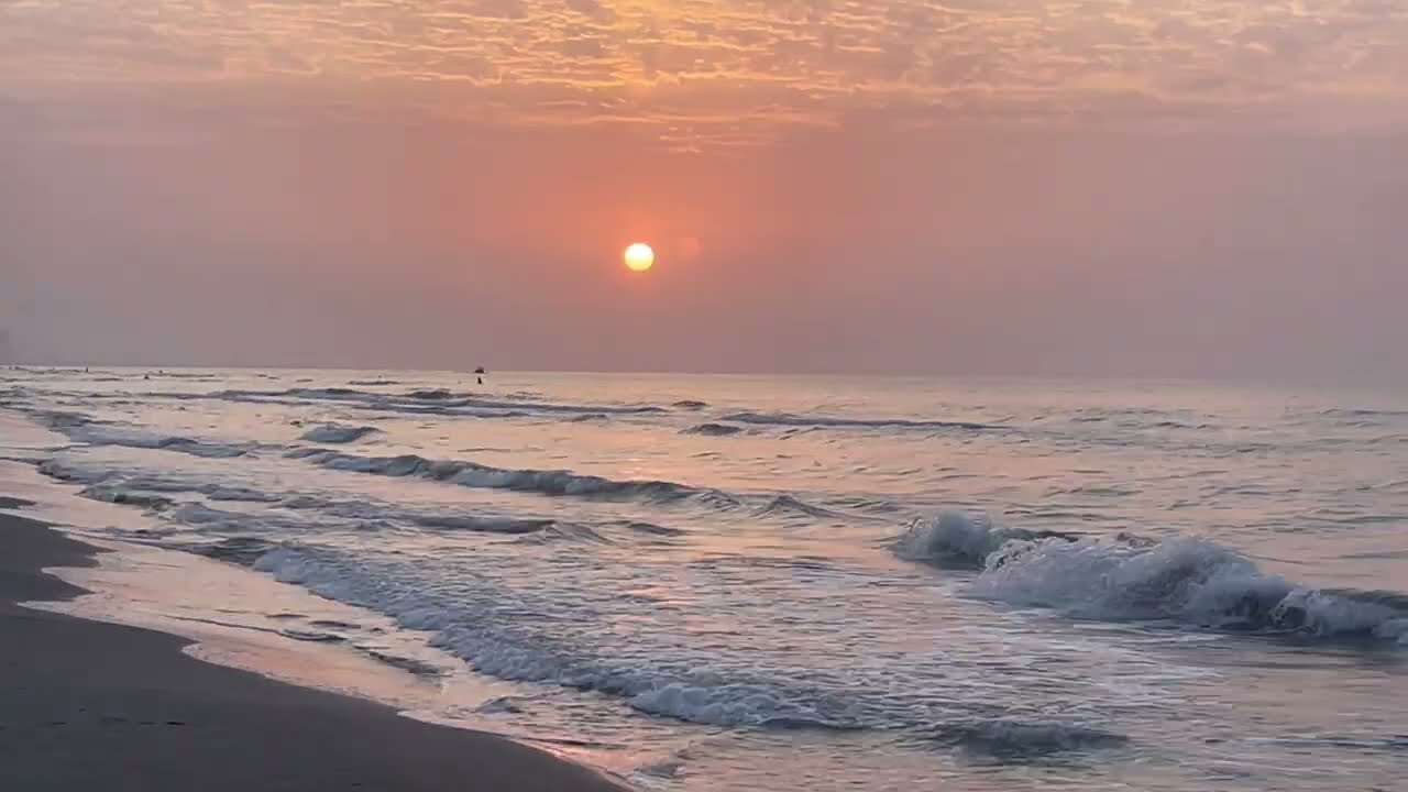 “🌅 The Ocean Turns to Gold | Unbelievable Sunset View You Must See! 🌊✨”