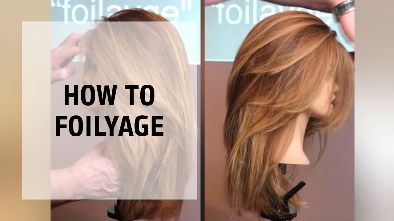 How to Foilyage: Easy Balayage Technique | #creativityneverstops | Goldwell Education Plus