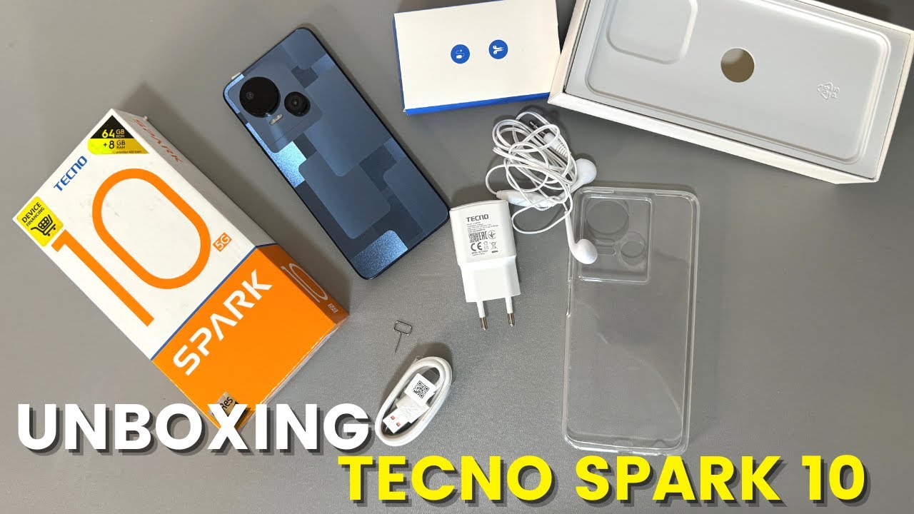 TECNO SPARK 10 5G - UNBOXING & FIRST LOOK | SOUTH AFRICAN TECH YOUTUBER | PHONE REVIEWS