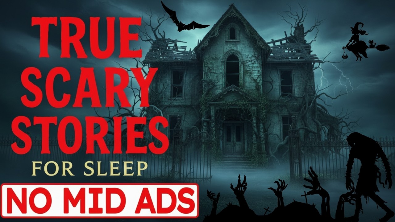 NO ADS 🛑 2 HOURS of 13 TRUE Scary Stories for Sleep | Gentle Rain Sounds | Black Screen | Vol 57