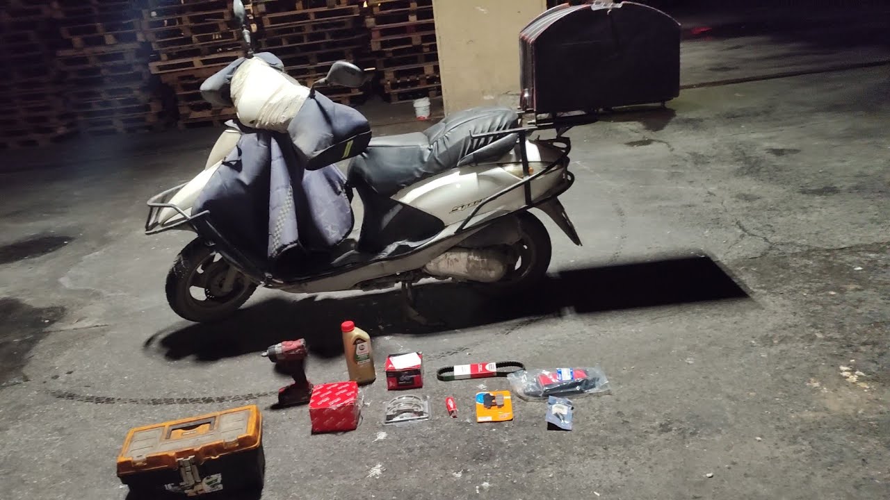 Honda Spacy110/ Varyatör değişimi /Ağır Bakım / 