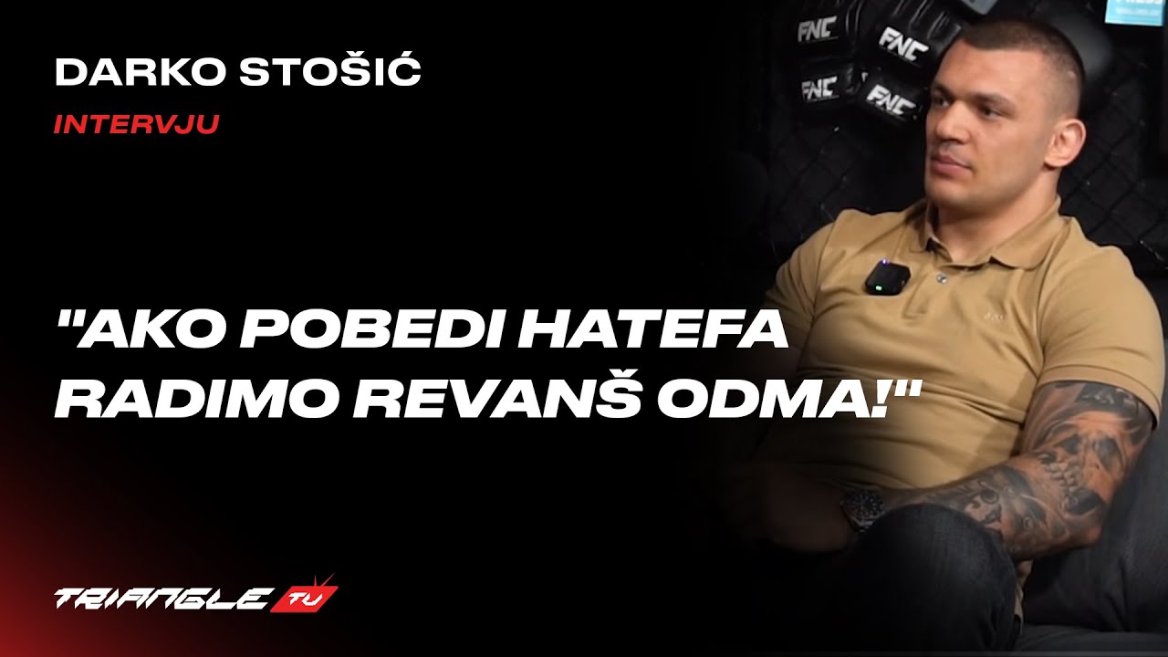 Darko Stošić povodom otkazivanja borbe u Beogradu: 