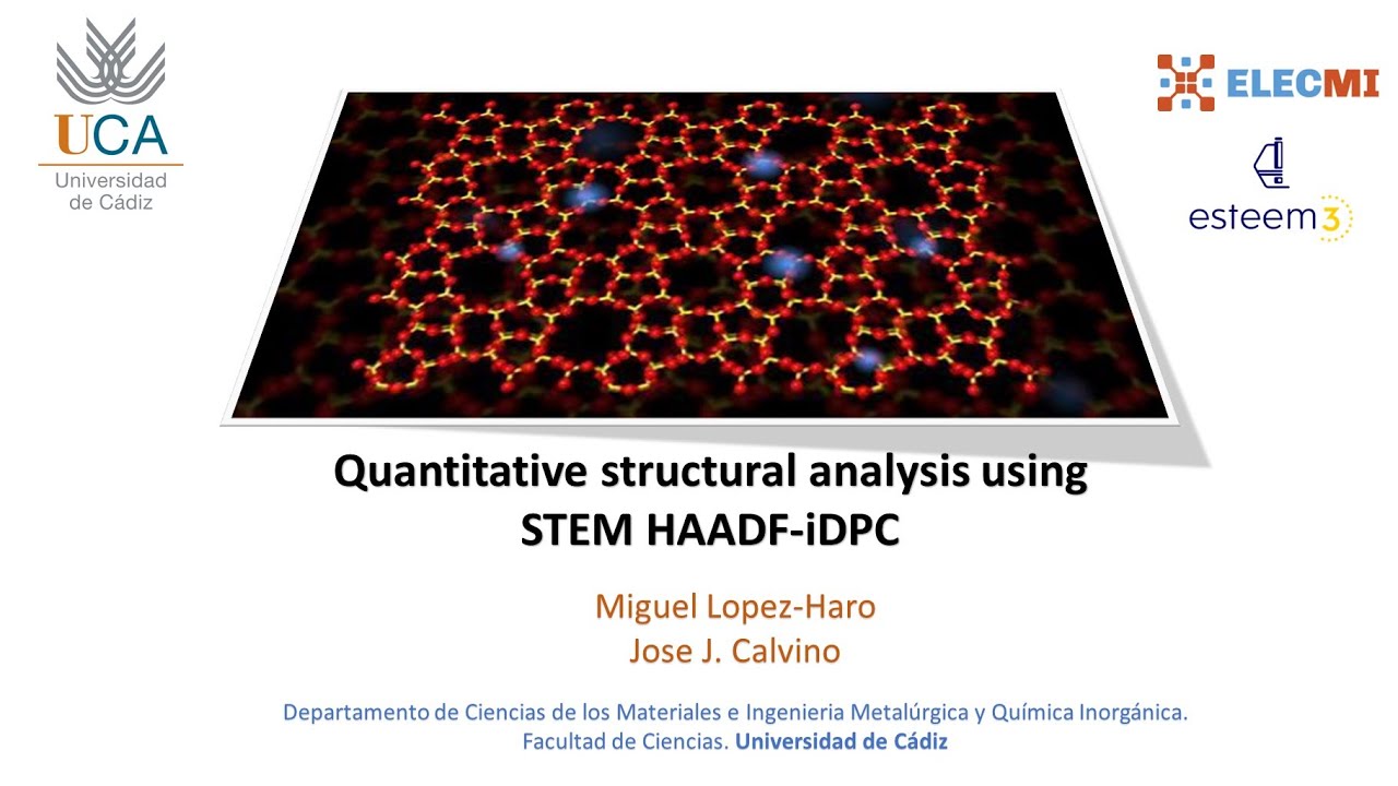 Quantitative structural analysis using STEM HAADF iDPC