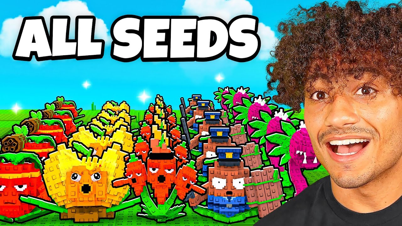 Starting Over With EVERY SEED In Plants Vs Brainrots..