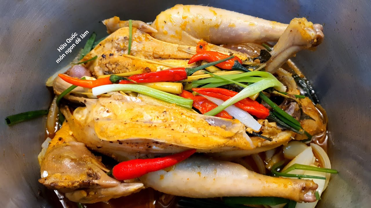 cách làm GÀ HẤP NƯỚC MẮM NHĨ thơm ngon khó cưỡng - Hữu Quốc món ngon dễ làm