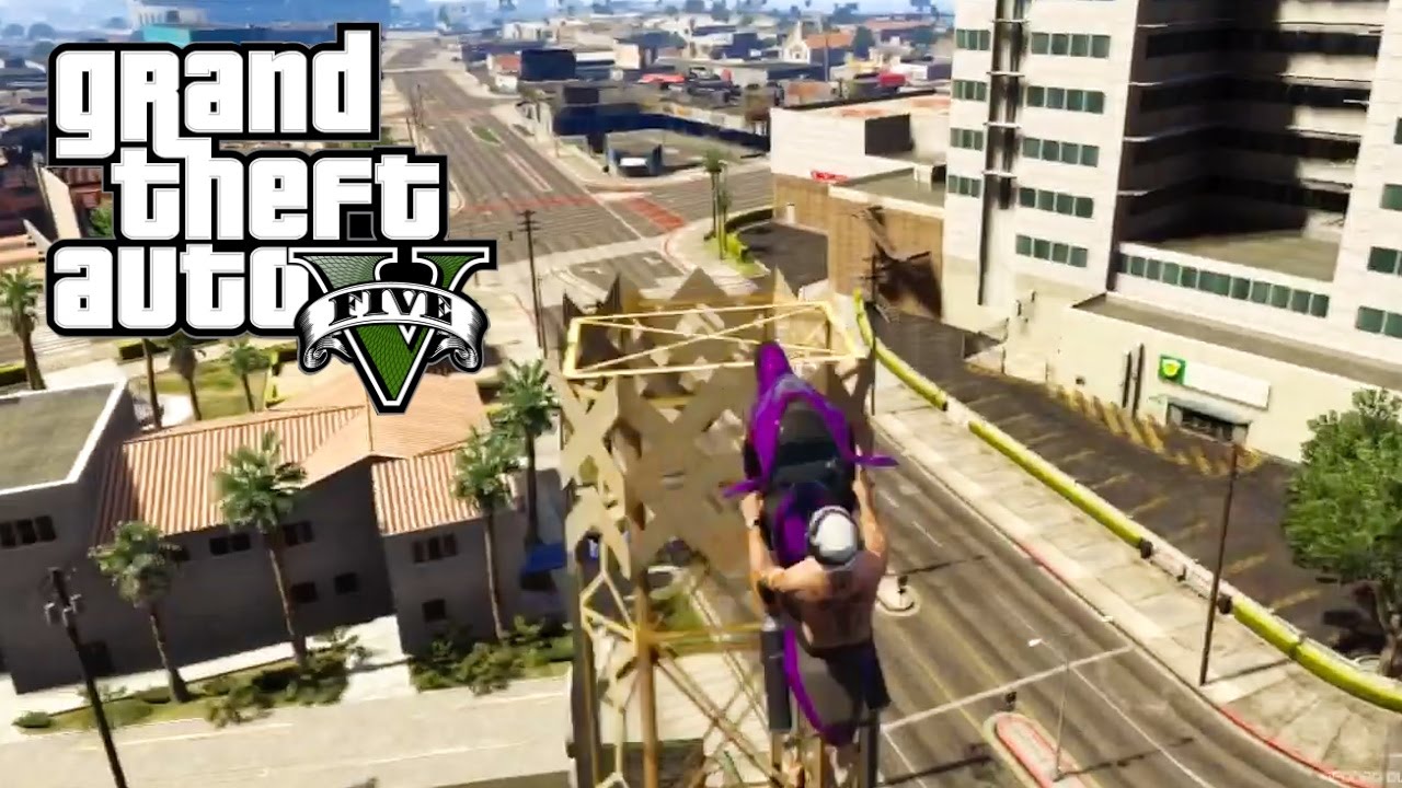 GTA 5 - The Top 10 Challenge ! CRAZY Precision stunt !