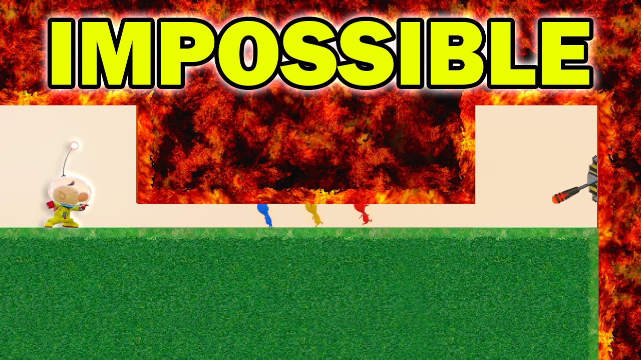 Only PROS can beat this Olimar Puzzle Course