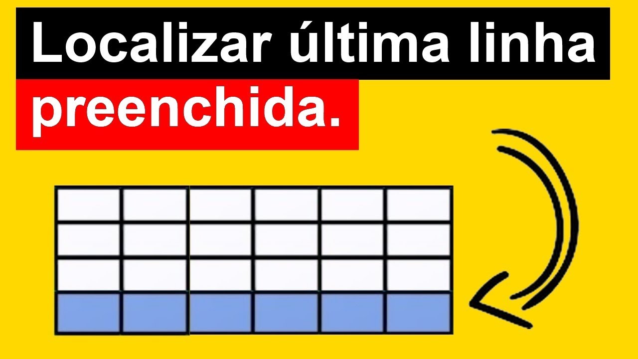 Encontre a última linha preenchida com uma palavra específica no Excel com VBA;