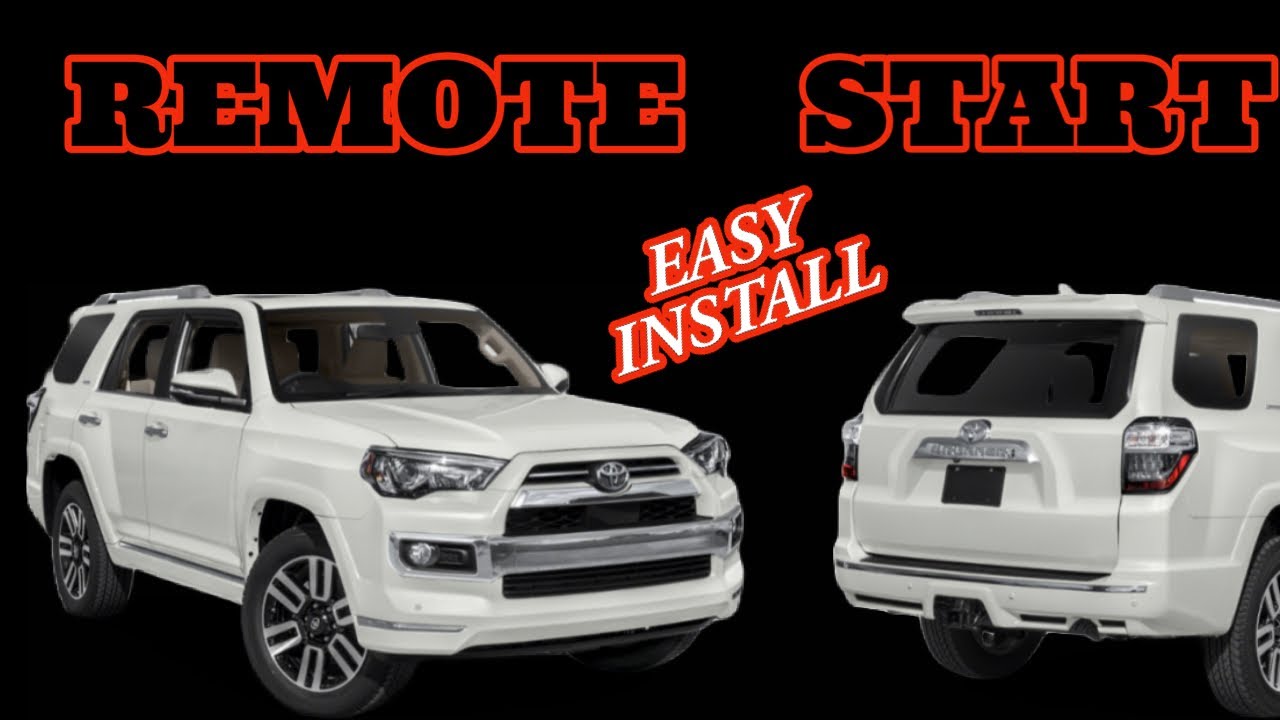 2016 Toyota 4Runner Remote Start Install.