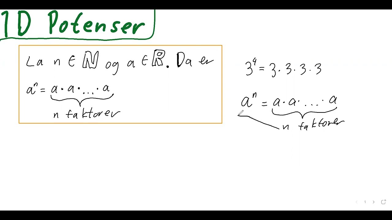 1D Potenser