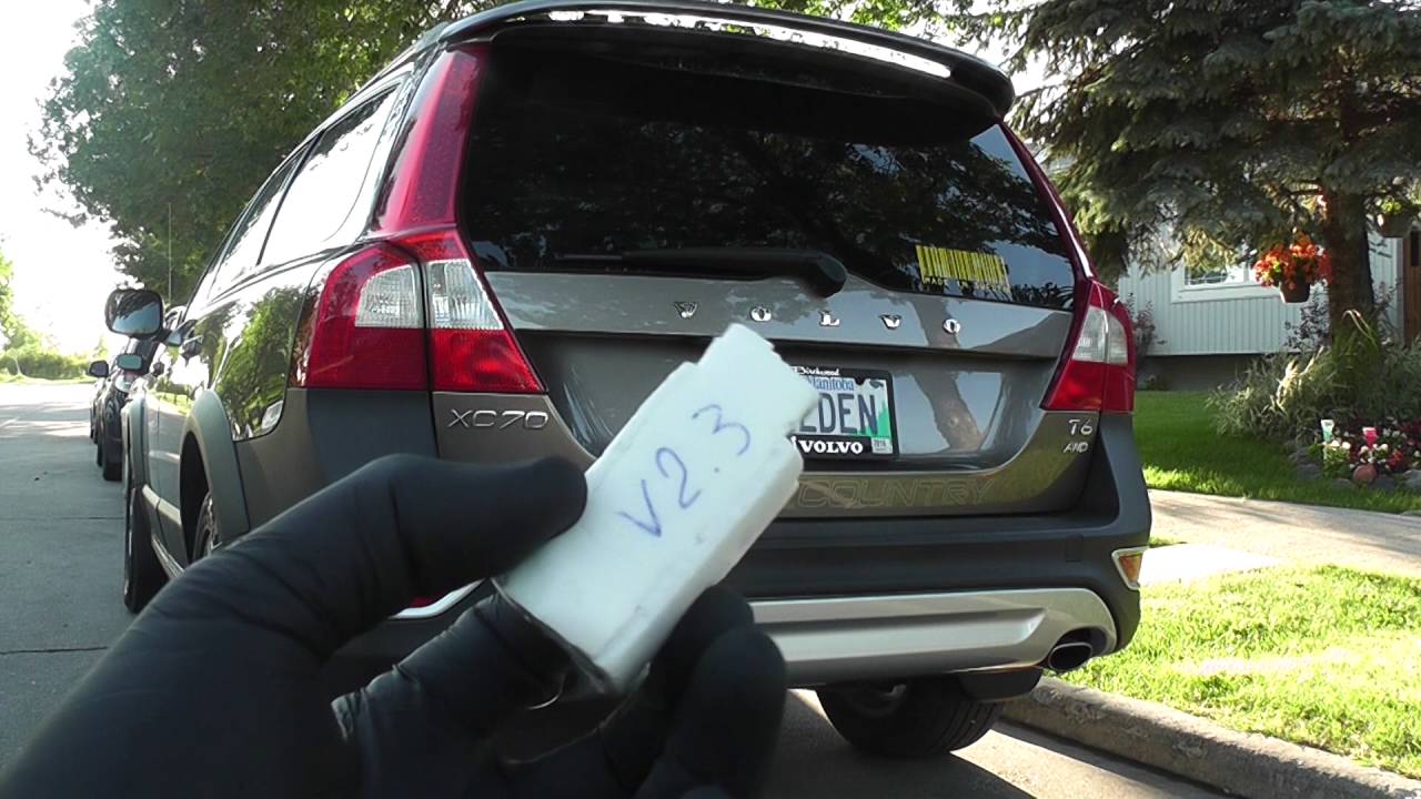 Volvo tailgate new version of module with warning tone.
