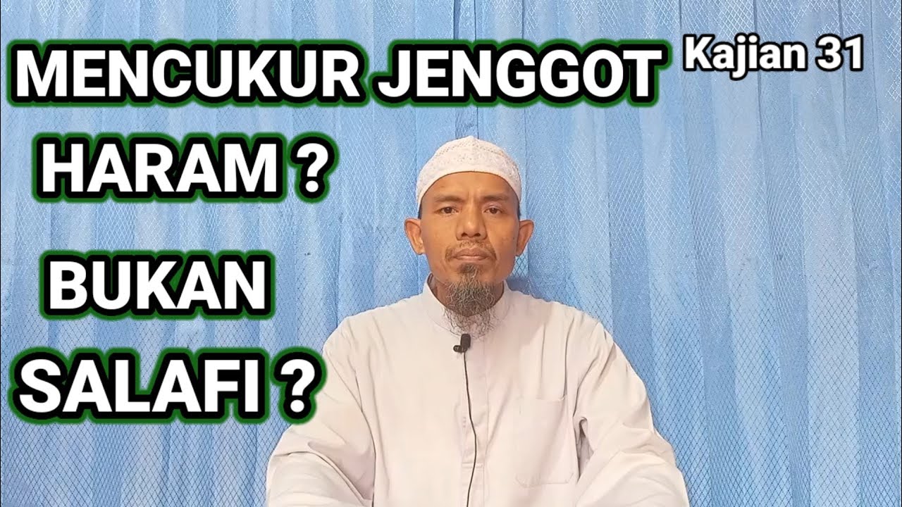 Mencukur jenggot haram ? bukan salafi ?. Muhsin abu Ibrahim.