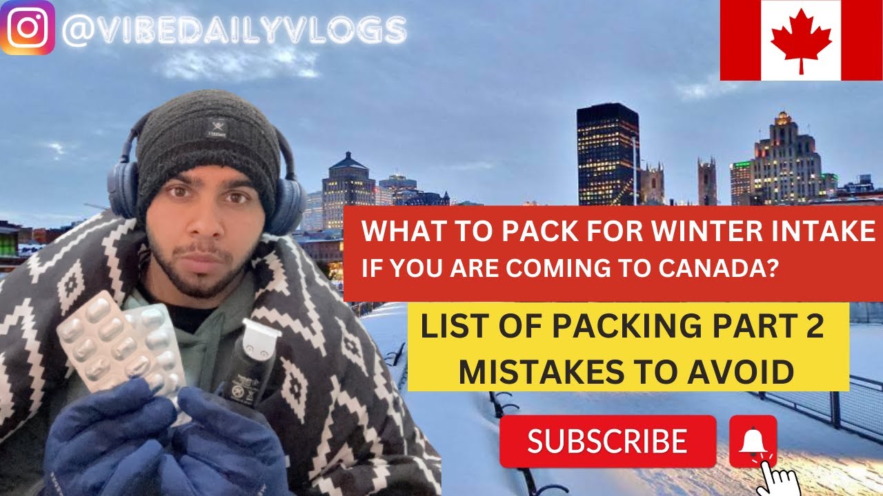 Packing list for Canada 🇨🇦  /Avoid These mistakes