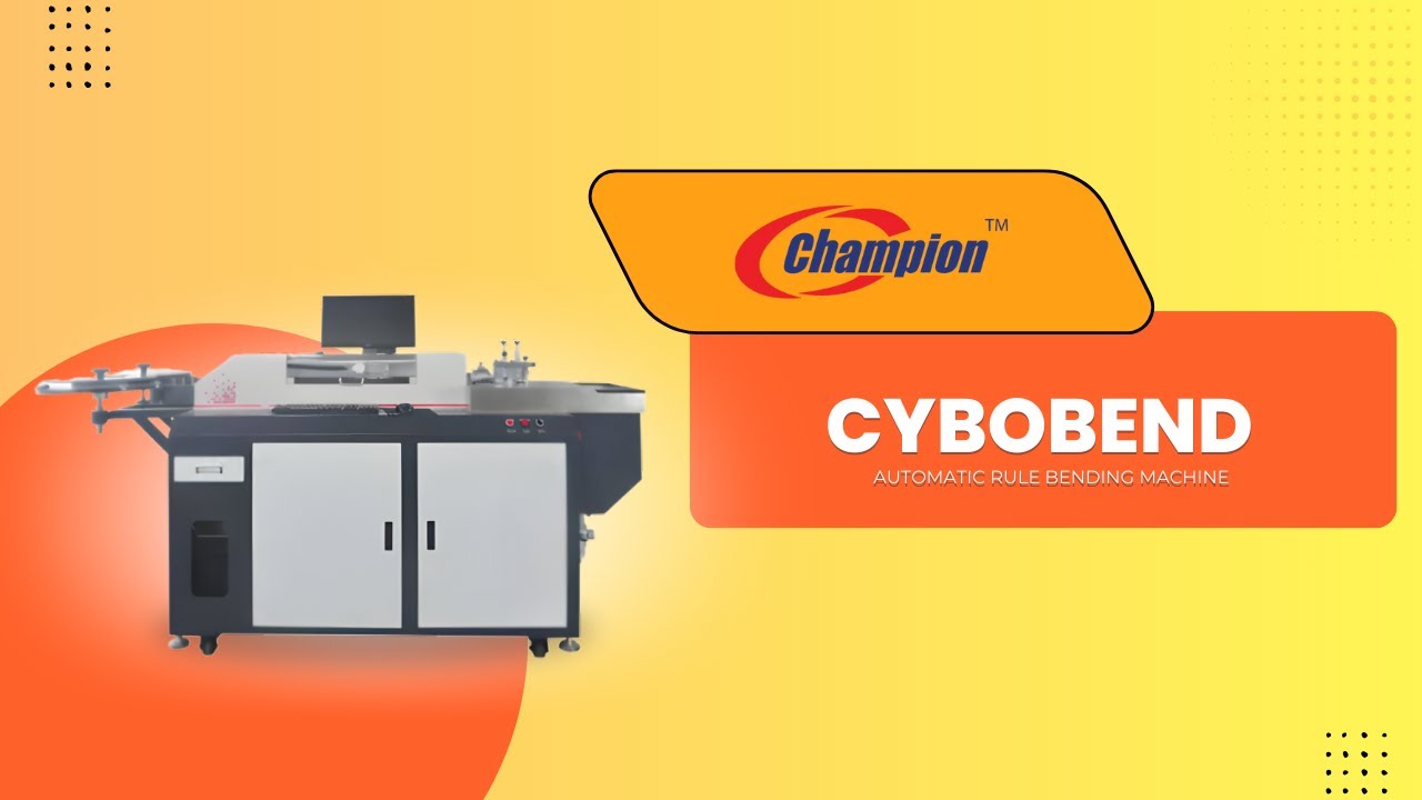 Champion CYBOBEND Automatic Rule Bending Machine | Afra Printechnik