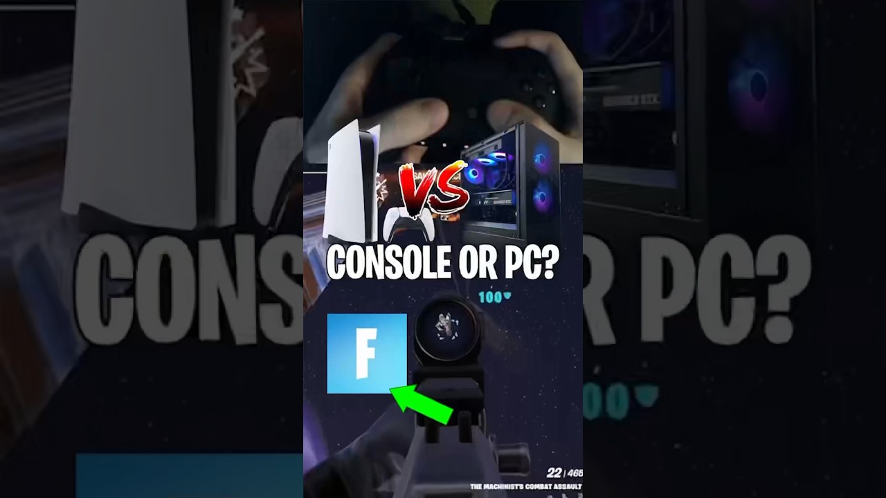 Which is Better? Console Vs PC on Fortnite ✅