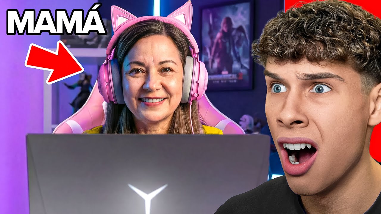 Esta MADRE se Hizo GAMER por Su HIJO