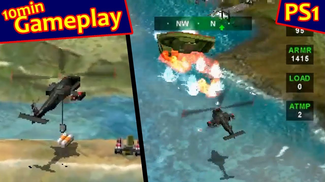 Nuclear Strike ... (PS1) Gameplay