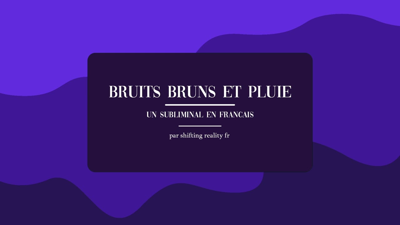 [𝟖𝐃] 𝐁𝐫𝐮𝐢𝐭𝐬 𝐛𝐫𝐮𝐧𝐬 𝐱 𝐏𝐥𝐮𝐢𝐞 - 𝐒𝐮𝐛𝐥𝐢𝐦𝐢𝐧𝐚𝐥 𝐞𝐧 𝐅𝐫𝐚𝐧𝐜𝐚𝐢𝐬 𝐩𝐨𝐮𝐫 𝐬𝐡𝐢𝐟𝐭𝐞𝐫