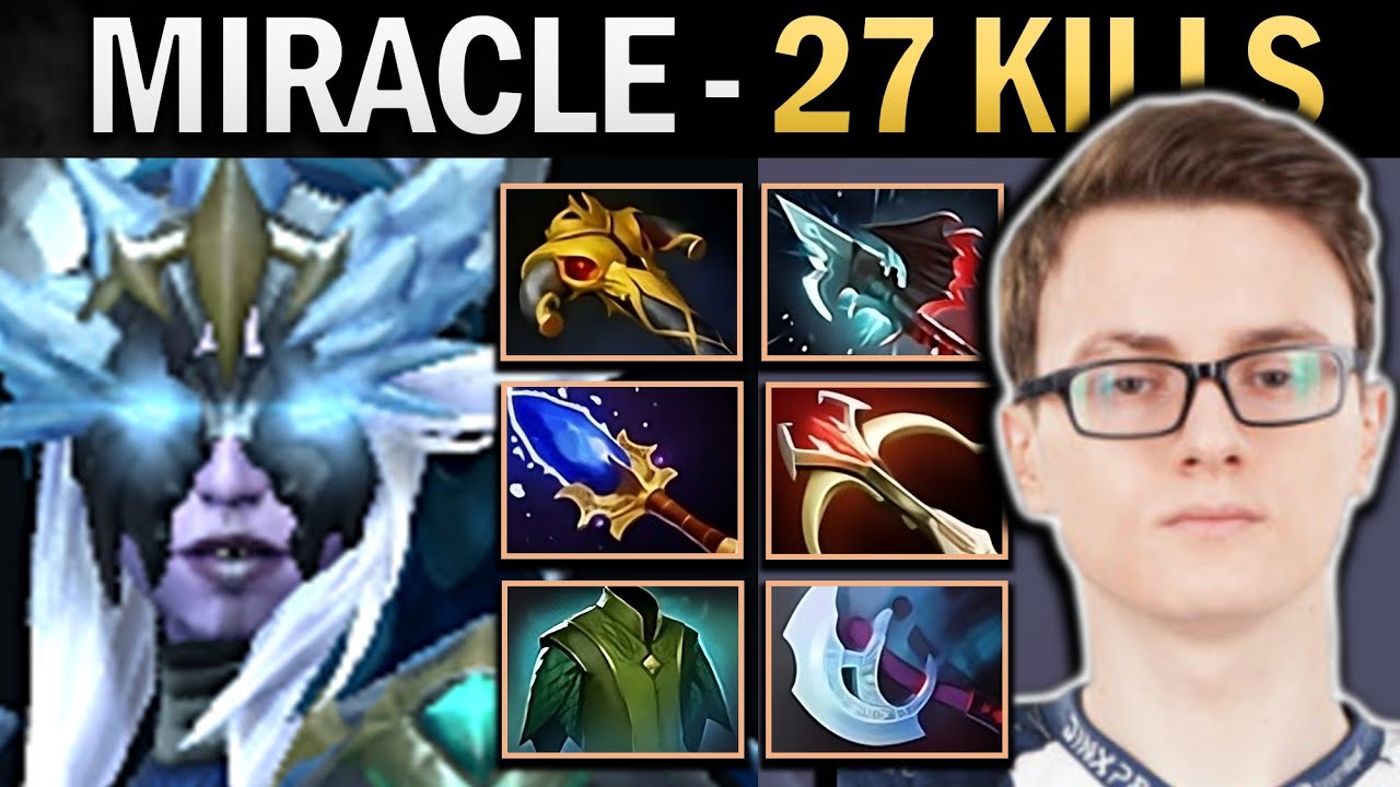 Drow Ranger Dota Gameplay Miracle with 27 Kills and Aghanims