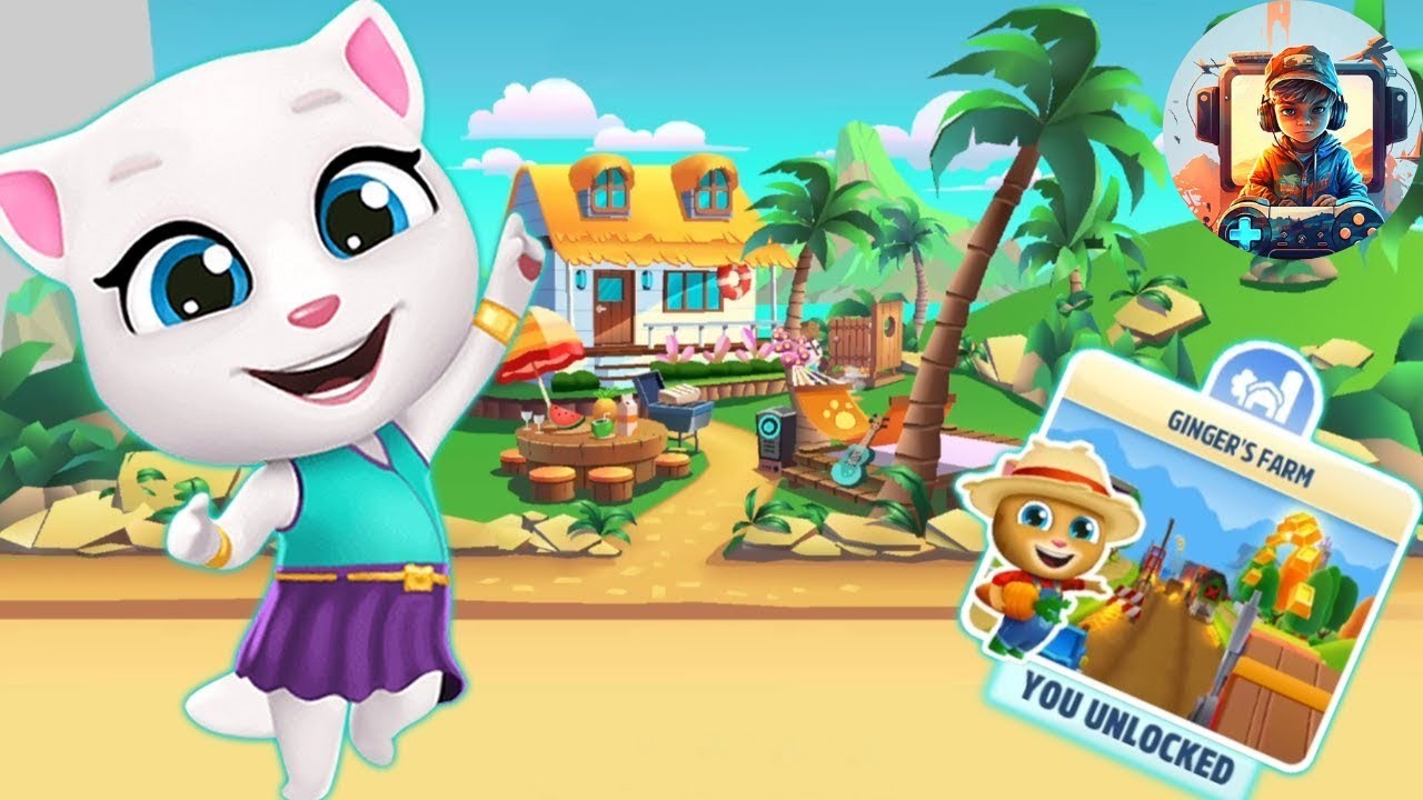 Gameplay Hard 🔥- Talking tom gold run - Part 47 !