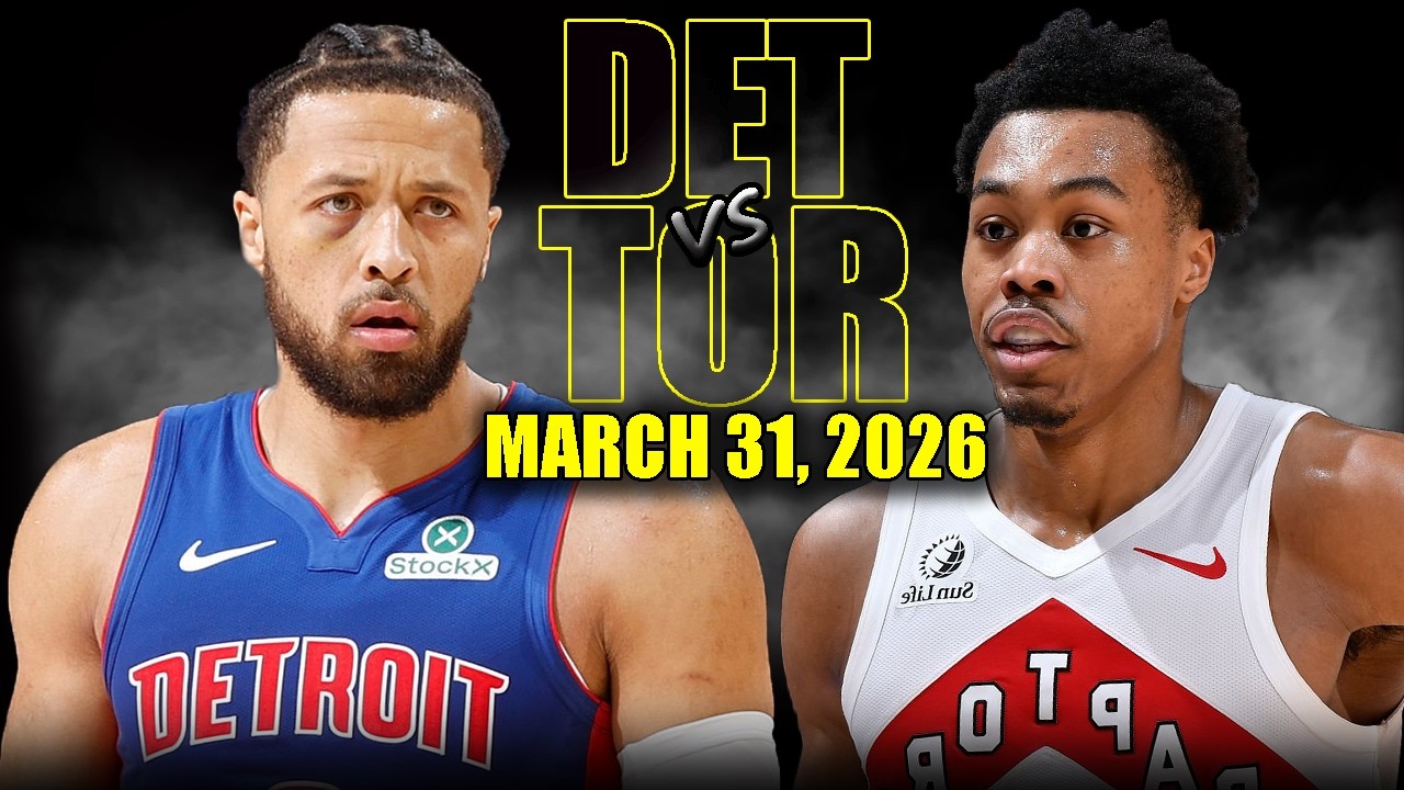 Detroit Pistons vs Toronto Raptors Full Game Highlights &ndash; March 31, 2026 | NBA Season