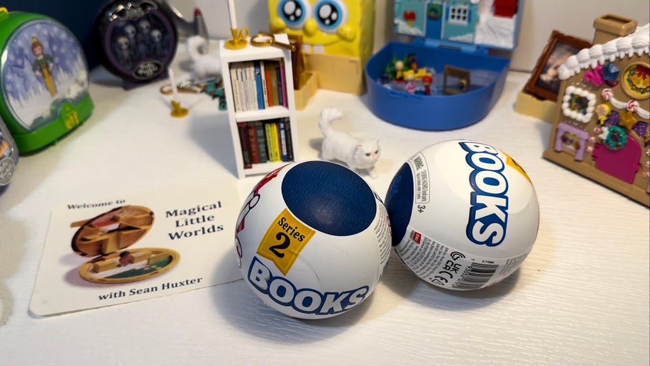 Еще две книги из серии Zuru Mini Brands, серия 2: Слепые кошки… то есть, кошки-придурки.