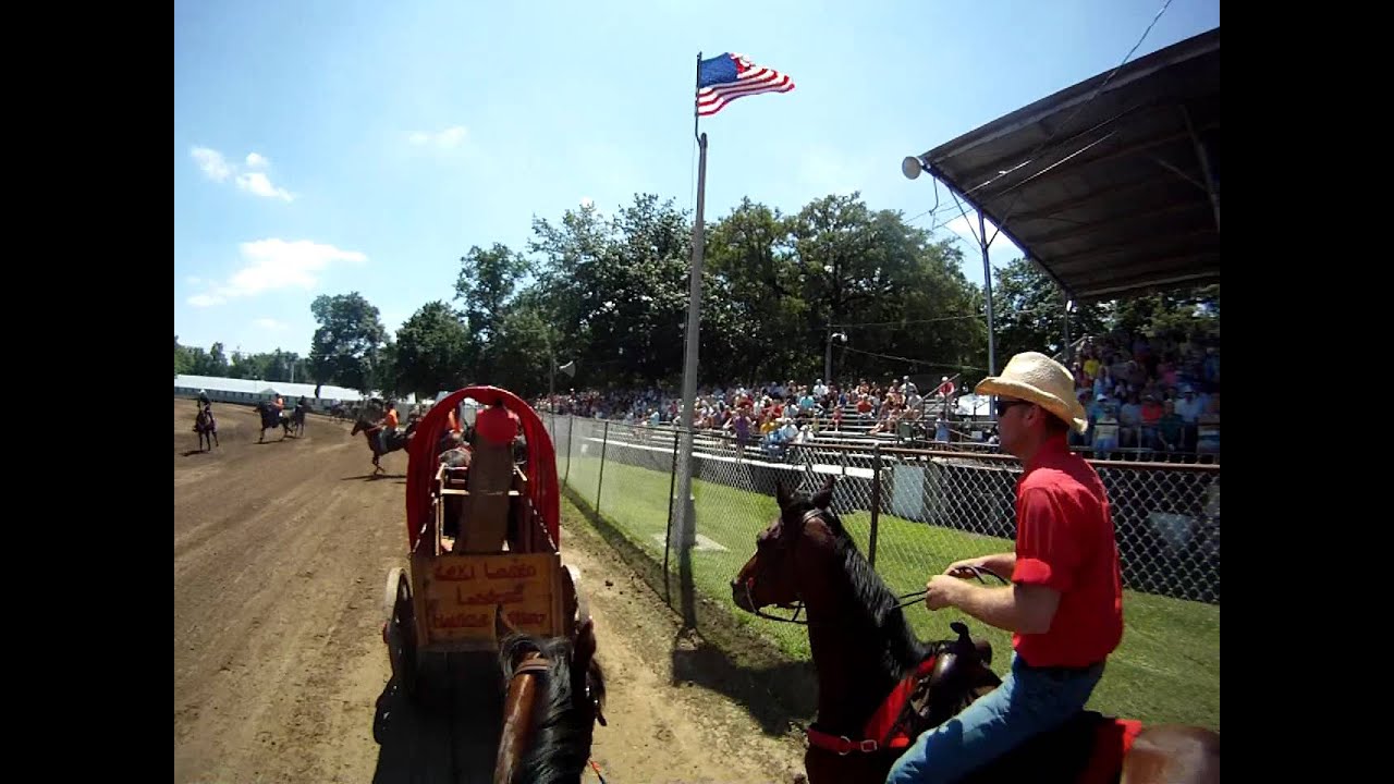 Go Pro Chuckwagon Race Outrider View