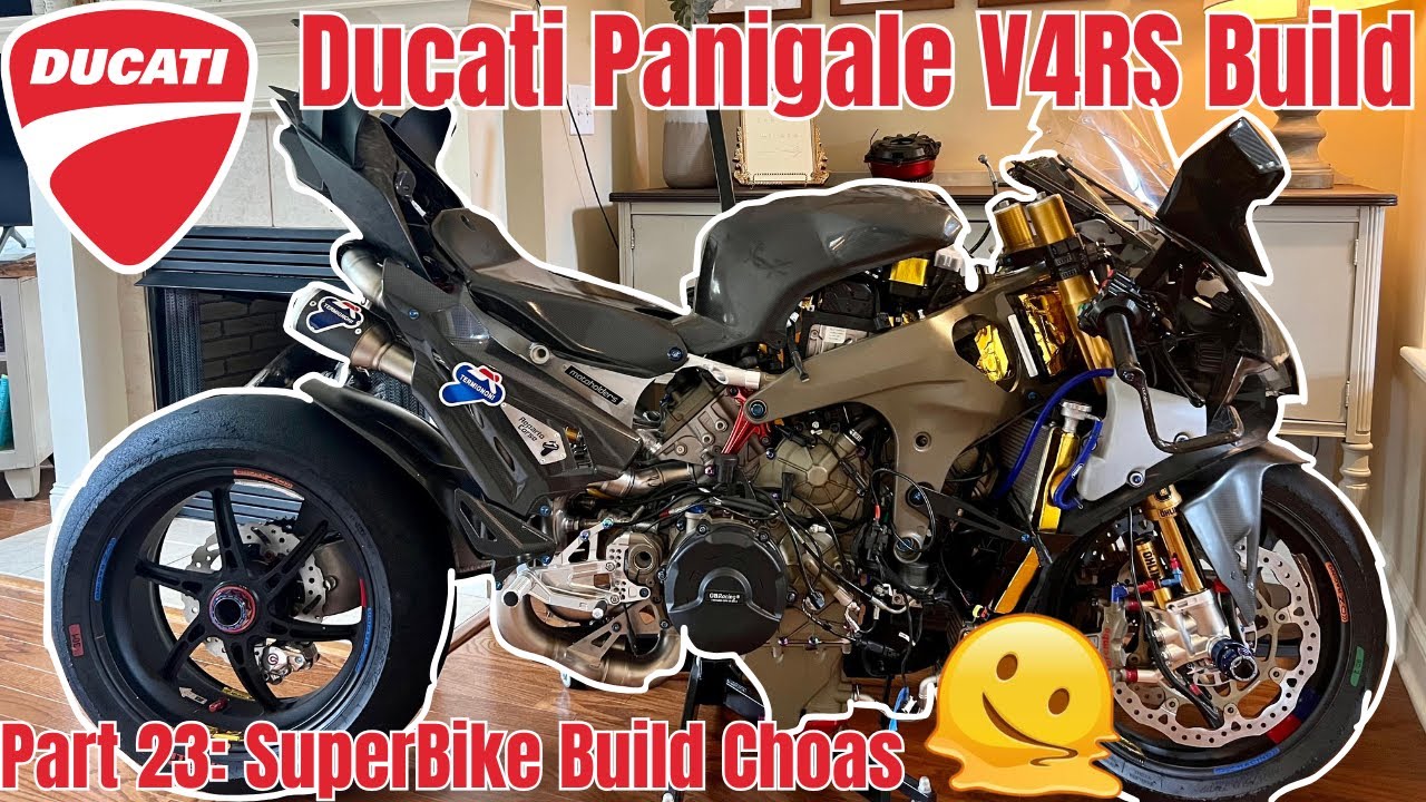 Часть 23, сборка Ducati Panigale V4RS WSBK 2024 года. На этой неделе в процессе сборки происходит...