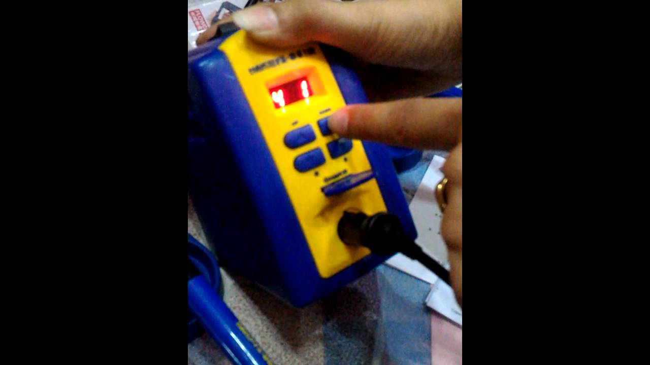 สอนตั้งค่าสลีปโหมด-how to setup hakko fx951 to sleep mode
