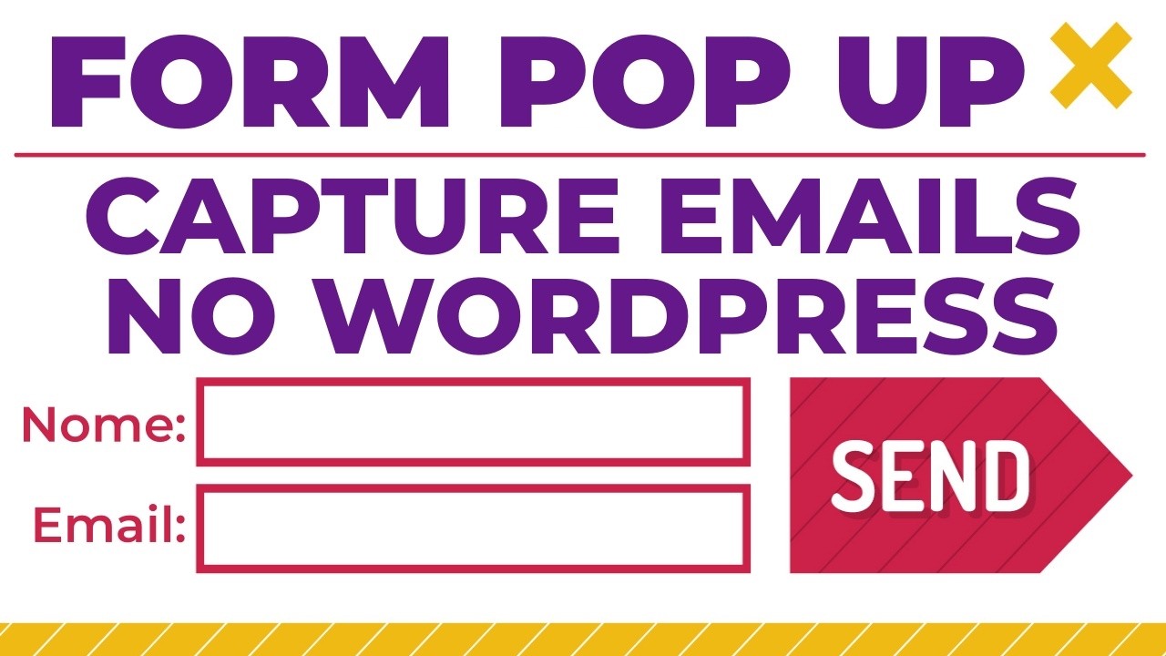 Como Criar Pop Up para Capturar Emails no WordPress (Passo a Passo) - Email Marketing Tutorial 2026