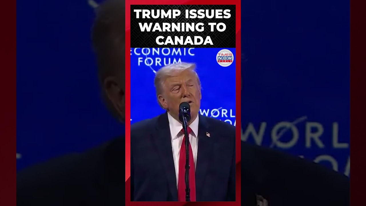 TRUMP CALLS OUT CANADA: : Don&rsquo;t Forget Who Keeps Canada Alive | TRUMP AT DAVOS 2026 | World News