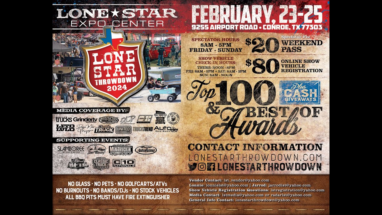 Largest Truck Show In Texas - LoneStar Throwdown 2024 - OBS FORD Compilation