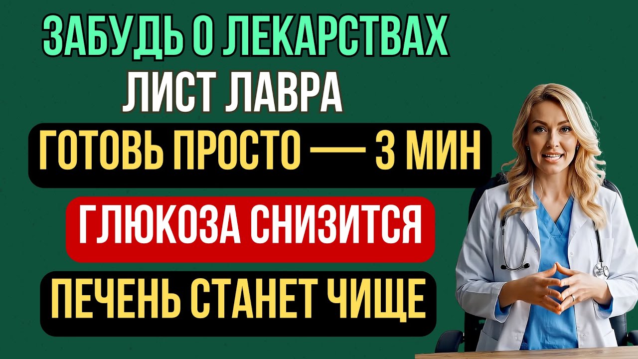 Хватит пить таблетки! Лавр помогает снизить уровень сахара и очищает печень — проверенный способ