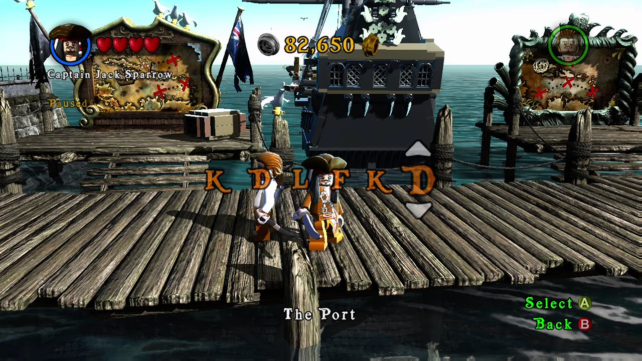 LEGO Pirates of the Caribbean: ALL CHEAT CODES: part2