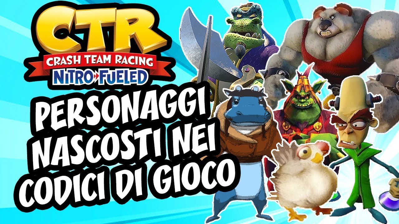 Personaggi nascosti in CTR Nitro-Fueled