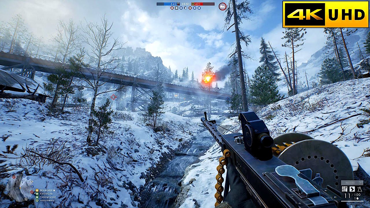Battlefield 1 4K Gameplay #1 - Battlefield 1 Multiplayer (BF1) (4K 60FPS)