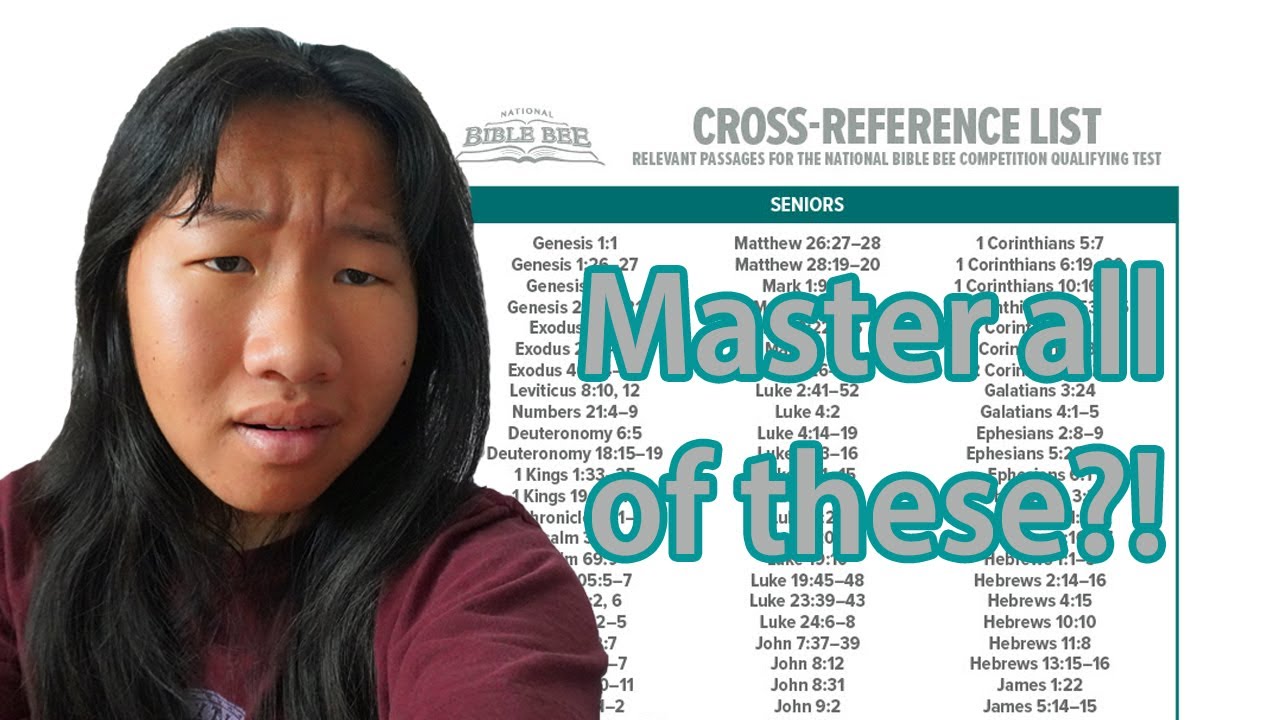 How to Qualify for the National Bible Bee Competition (Ep. #3): Cross-References