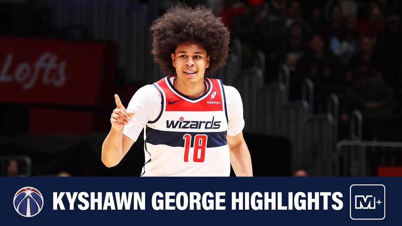 Kyshawn George 2025-26 first half Wizards highlights