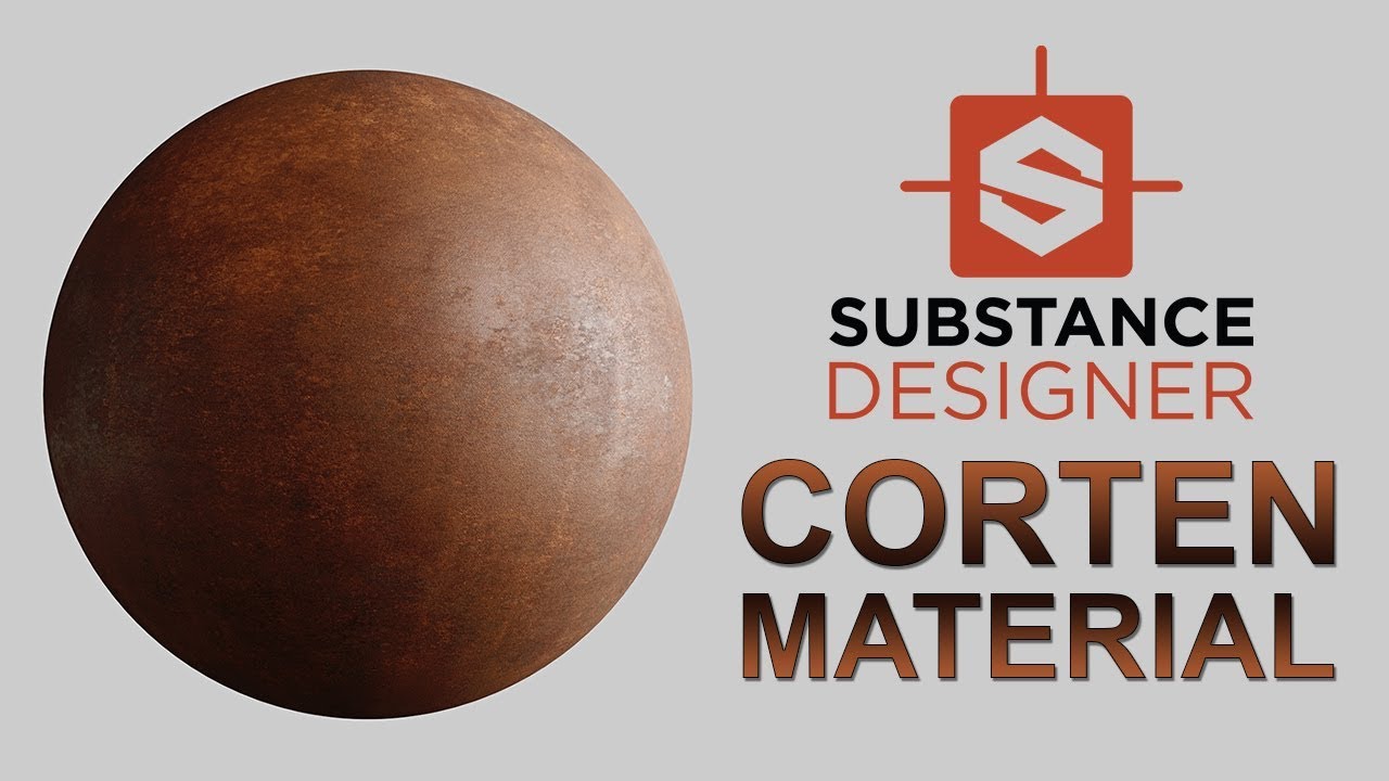 Material Acero Corten en Substance Designer