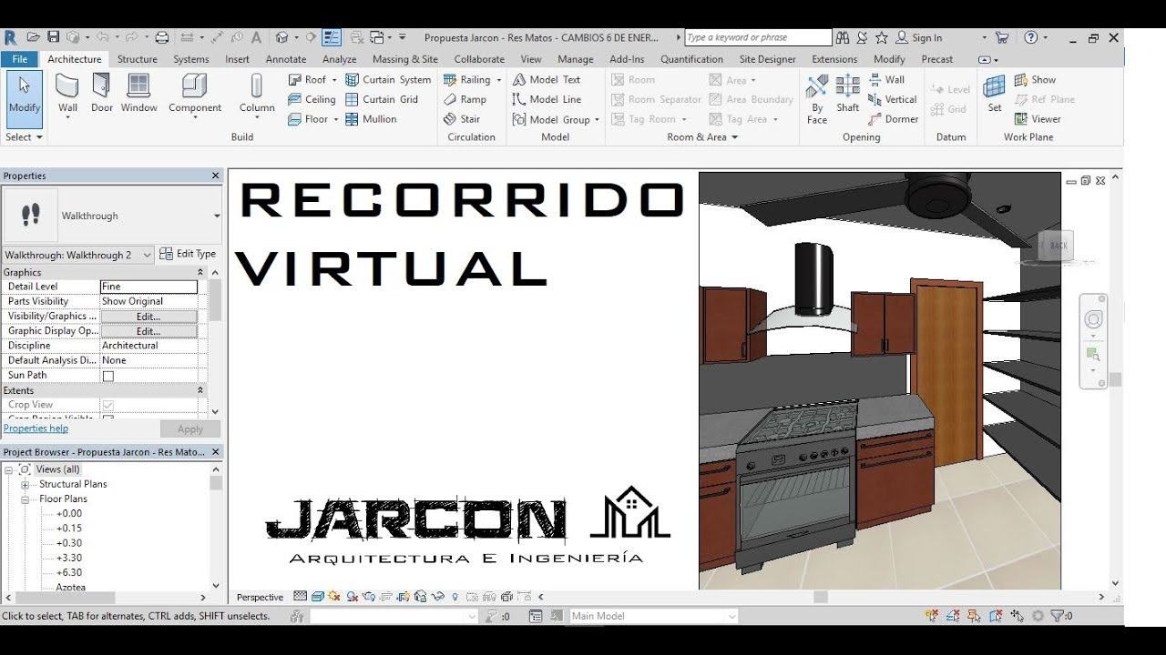 Recorrido virtual | Walkthrough - Tutorial Revit 2018