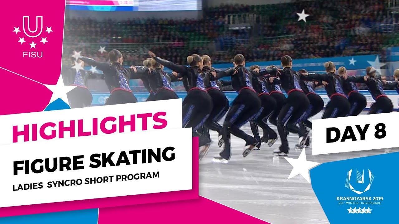 Highlights day 8 I Figure Skating Syncro Free Program | Winter Universiade 2019