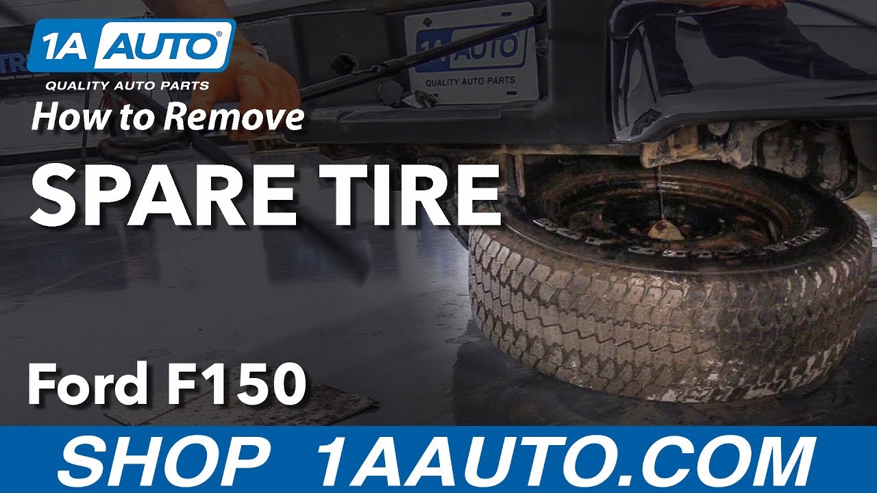 How to Remove and Lubricate Spare Tire 09-14 Ford F-150