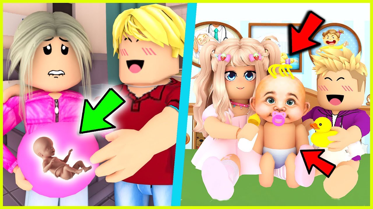 😱 ANNEM DOĞUM YAPTI ❗ SAFTİRİK BEBEKLERİN KARDEŞİ OLDU 👶 | ROBLOX RP 🏡