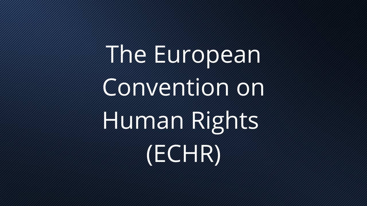 The ECHR