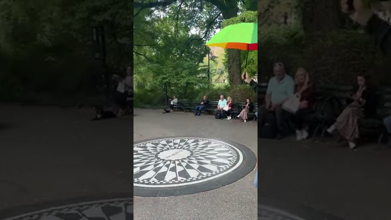 IMAGINE. John Lennon Memorial. Central Park, NYC