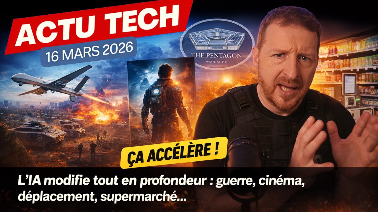 L'IA modifie tout en profondeur : guerre, cinéma, déplacement, supermarché,...