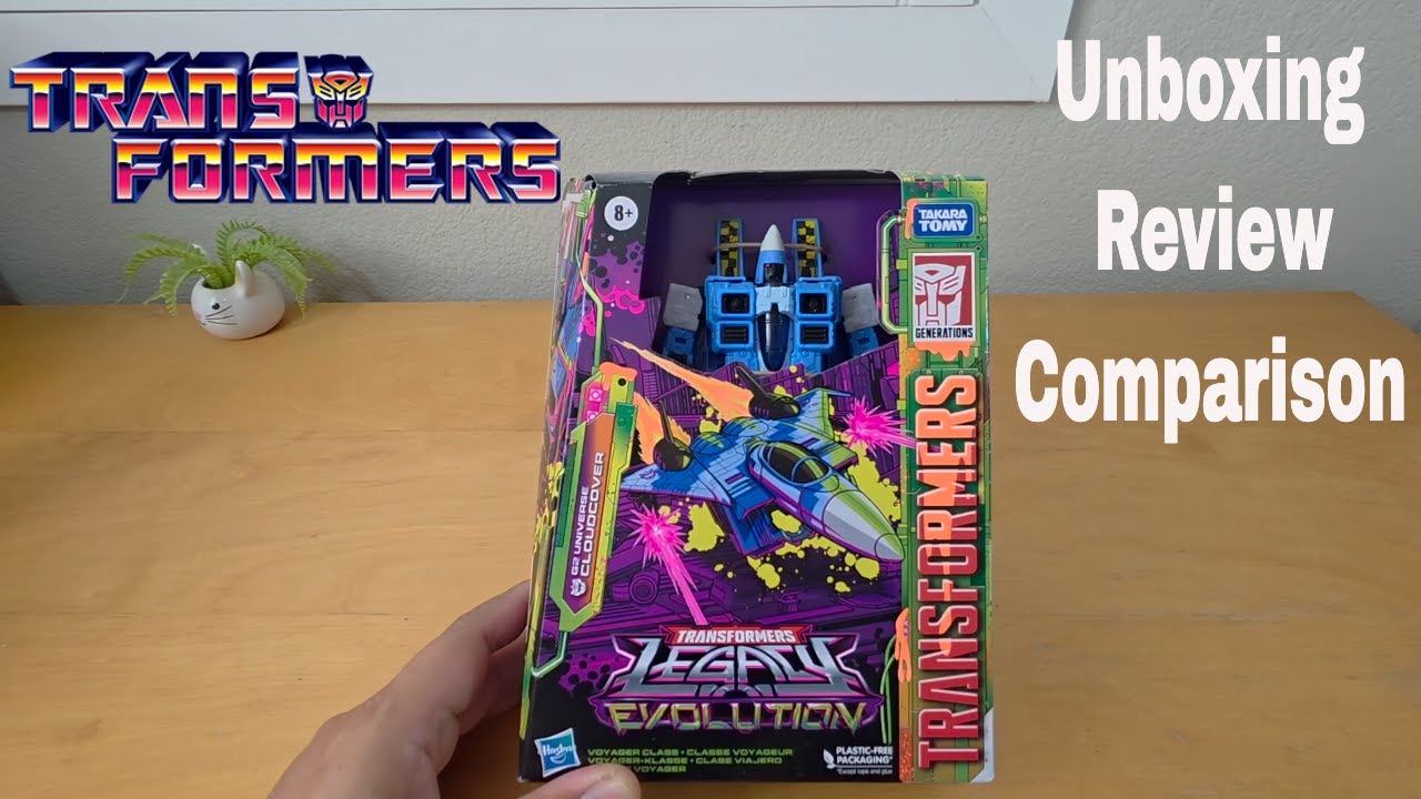 Transformers Legend Evolution: Cloudcover Unboxing, Review, Comparison  HD 1080p