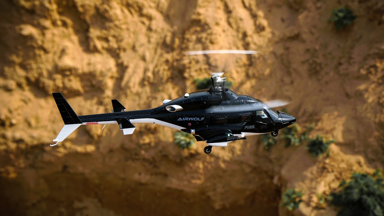 YUXIANG AirWolf 1/34 GPS装備 RTF(技適付) 、ネオヘリ 5月中旬発送開始