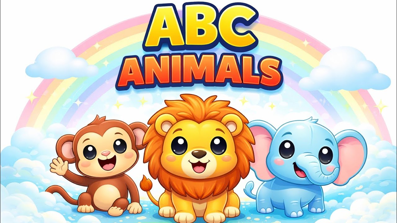 ABC Animals Song for Kids | A for Ant B for Bear | Learn Alphabet | Wonder Kids TV
